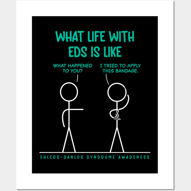 What Life With EDS Is Like - The Bandage Wall Art by Jesabee Designs